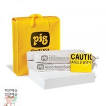 [KIT420]오일용스필키트 SPILL_KIT 스필키트 유흡착제패드 유흡착포 흡착포 흡착제 기름흡착포 NEWPIG A3E4 안전배송, 상세페이지 참조