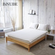 바이누베 리오셀모달 라텍스 매트리스패드 슈퍼싱글퀸킹사이즈 매트리스패드 이브자리패드 이불패드, 브라운