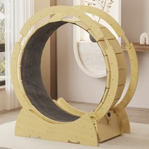 비와이몰 고양이 캣 휠 워커 트레드밀 스크래쳐 펫 롤링 장난감, M (직경 90cm 2.6~5kg이내), 1개