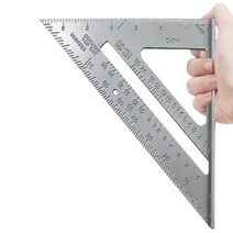 직각자 재단 금속 목공 용 각 자 7 인치 삼 규칙 90도 두꺼운 도 규칙 알루미늄 사, 없음
