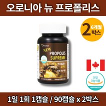 캐나다 메가 프로폴리스 알약 캡슐 플로폴리스 플라노보이드 비프로폴리스 환절기 활력 면역력에 좋은 영양제, 2박스