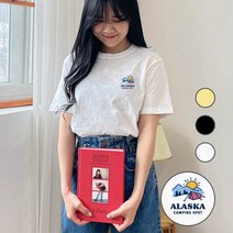험블스튜디오 알레스카 여성이너티 레이어드 남녀공용 반팔티셔츠