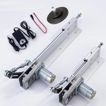 엑추에이터 직교로봇 액츄에이터 리니어모터 DIY 왕복 사이클 선형 푸시 풀 모터 DC12V/24V 텔레스코픽 액추에이터 키트 속도 컨트롤러 흡입 컵 포함, [08] 24V150mm45rpm, [03] AU Plug