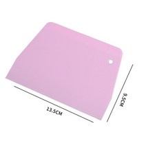 유용한 크림 주걱 DIY 과자 커터 퐁당 반죽 스크레이퍼 케이크 커터 과자 베이킹 도구 주방 액세서리 1 개, 01 pink 1