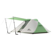 Naturehike 공식 숍 캐노피 텐트 2인용 내수압 3000mm 캠프 텐트 자립식 이중 구조 양열식 통기성 투어링 돔 방풍 방수 경량