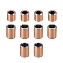 uxcell 1-11pcs 슬리브(일반) 베어링 3mm 4mm 5mm 보어 5mm 6mm 7mm 외경 포장된 오일리스 자체 윤활 부싱, 4x6x4 11개