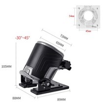 트리밍 기계 프레스인베이스 전기 목재 밀링 경사베이스 슬롯 목공, C