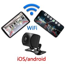 자동차 배터리 램프무선 자동차 후면보기 카메라 와이파이 170도 역전 대시 캠 hd 야간 비전 미니 주차 for iphone android 12v