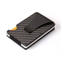 남자카드드지갑 카드지갑 탄소 섬유 신용 카드 소지자 지갑 디자인 미니멀리스트 rfid