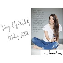 Jacqueline Kalab Indelible Eyes - 여성용 방수 얼룩 방지 젤 아이 라이너 펜슬 블렌더 팁 포함 브라운스톤 801485