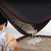 고양이 화장실 모래 2중 벌집 매트, 초코브라운