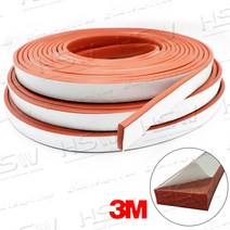 실리콘 발포사각패킹_단면양면테이핑 전체규격, 발포사각패킹(두께8mm*폭10mm)단면양면테이핑-5M