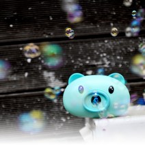 어린이 자동 버블카메라 동물 비눗방울 비누방울, 민트