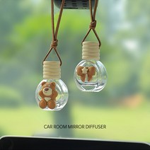 차량용 룸미러 걸이형 미니 디퓨저 용기+머스크향 디퓨저15ml, NO15_구매안함