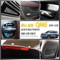 JSTAR 더뉴 QM6 전용몰딩 실내 실외 튜닝 키홀더 도어커버 휠캡 악세사리 자동차 포인트 몰딩용품, 22_논슬립 아크릴 주차번호판/코발트