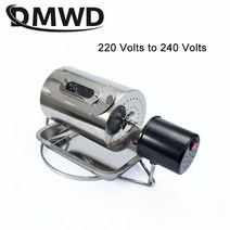회전식전기오븐 전자동 회전식 닭 오리구이용 바베큐 숯불 DMWD 110V/220V 커피 콩 로스터 스테인레스 스틸, AU_220Volts no holes