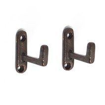 [철물바다] 주물 옷걸이 못, 주물커튼고리 엔틱, 2개입