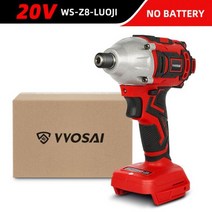 18V 마끼다 리튬 배터리 WOSAI Brushless Electric Screwdriver 300NM 임팩트 드릴 드라이버, CHINA, WS-Z8-LUOJI