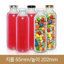 유리병 우유병 웨이밀크티500ml(W500) (A-W) 38파이, 철마개골드, 1개