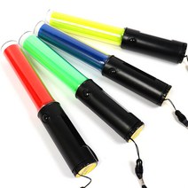 LED 미니 일반형 26cm 전자 경광봉 신호봉 주차봉, LED미니일반형(노랑), 신호봉삼각거치대