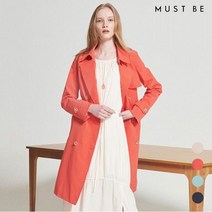 [머스트비] 여성 클래식 트렌치 코트