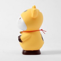 지폐저금통 동전모으기 나눔저금통 밀크 카우 저금통 소 옐로우