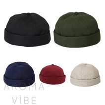 VEDANE 코튼와치캡레옹모자 창없는모자