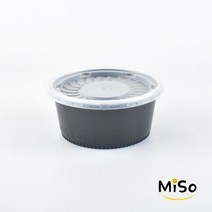 105용기 일회용밥공기 일회용밥용기 다용도소스 M-105파이 소 블랙소스용기 국포장 국물용기 배달용기 다용도용기 렌지컵 200개세트
