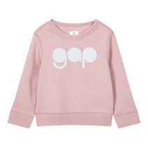 갭키즈 남아 2-5세 스몰 로고 크루넥 맨투맨