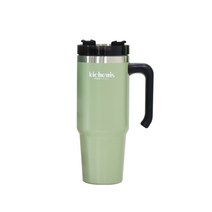 키치니스 스텐 대용량 텀블러 벤티사이즈 보온보냉 텀블러 900ml, 민트