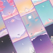 A5 6공 다이어리 리필 MOONLIGHT 속지