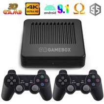 옛날오락기 비디오게임 고전 가정용 게임기 Ewwke-G11 4K HD 비디오 게임 콘솔 Android9.0 Emuelec4.5 듀, 03 미국, 03 256G
