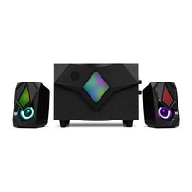 G-GOON GS4000 엠비언트 LED 적용 2.1채널 게이밍 우퍼스피커