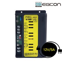 이지콘(주) 이지콘 자동배터리충전기 ABC-BP3 12V 5A 내장형충전기 소방용차량용 레저용 캠핑용 농기계용 산업용충전기