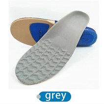 Poron 실리콘 소프트 탄성 에어 쿠션 스포츠 깔창 부드럽고 통기성 신발 패드 아웃도어 러닝 피트 케어 단독, eu43-44(270mm), 회색