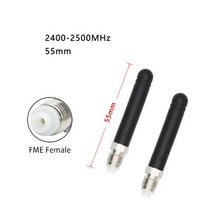 2.4G WIFI GSM GPRS 433MHz FME 여성 인터페이스 직각 안테나 5dbi 이득 무지 향성 접착제 스틱 터미널, 01 2.4G Straight, 01 2.4G Straight