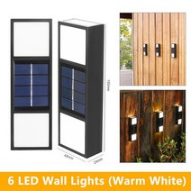 야외울타리 마당 화단 정원 가림막 울타리펜스LED 야외 방수 태양광 벽부등 울타리 데크 정원 파티오 통, 02 G_01 Warm White