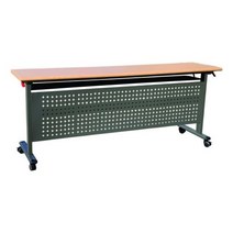 플라톤연수용 1800X600 세미나테이블 수강용테이블, 화이트유광_목재가림판, 본상품선택