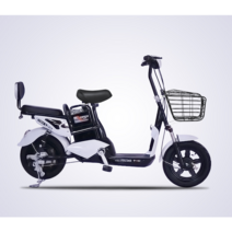 우도 전기자전거 electric bicycle 출퇴근용 전동자전거 스쿠터 바이사이클, 블랙, 12A 60km