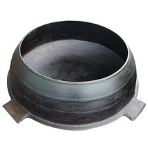 일오삼 길들인 전통 대형 무쇠가마솥 38에서 67cm, 블랙(Black), 길들인 대형가마솥67cm_중심82