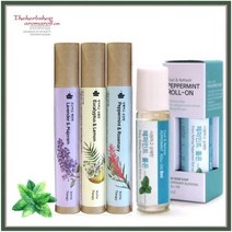 아로마 롤온 스틱 아로마 롤 숙면 롤링 라벤더 오일 페파민트 오일 레몬 오일, (8ml)허브샵-페퍼민트