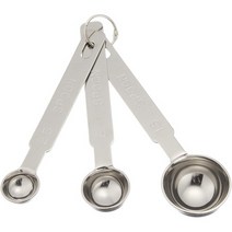 일본직발송 4. 산의공업소 다람쥐표 18 -8 극두께 계량스푼 3개 세트 B00Y7IOFIY, One Size_One Color, One Color, One Size