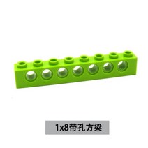 Wedo 2.0 교육 빌딩 블록 MOC 기어 랙 기술 부품 45300 액세서리 Legoinglys 호환 Diy 완구, [01] 1pcs, [68] RS62 1X8