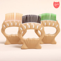 냥슬아치 고양이 강아지 조개빗 단모 장모 죽은 털 제거용 브러쉬 3종, A.3 장모용