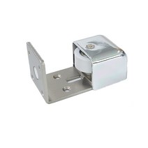 [철물의민족] 자동문 하부가이드 4339 크롬 미닫이롤러 슬라이딩도어부속, (대)41mm~54mm