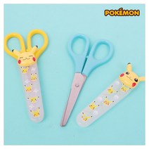포켓몬 마스코트 안전가위 초등학생 신학기 학용품 어린이가위 학용품, 2개, 혼합