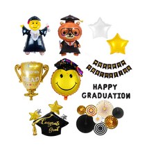 졸업 포토존 어린이집 유치원 데코 14종 장식 미니별, 골드파티커튼