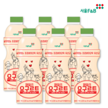 서울에프엔비 대용량 패밀리 요구르트 750ml X 6병, 6개