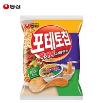 포테토칩 육개장사발면맛 60g X 8 생감자칩 스낵 간식 과자