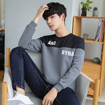 가바바 남성 맨투맨 댄디한 캐주얼 긴팔티 G17588